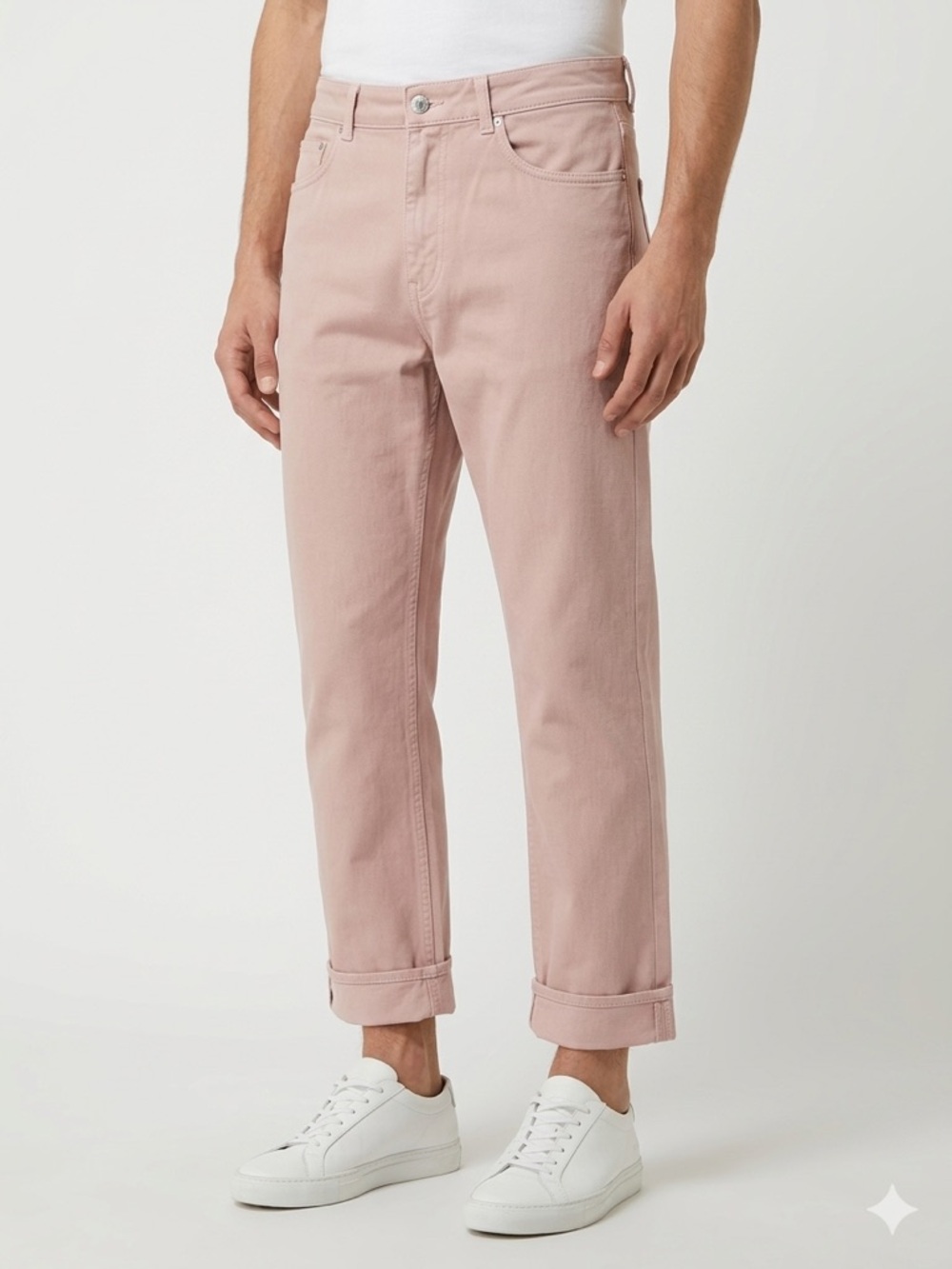 NWT Department Five Stingher Jeans Light Pink Petal Ankle Mens Sz 30